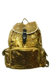 Sequin Backpack-SQB2929L/GOLD